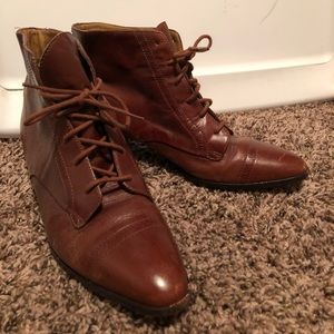 Vintage Leather Nicole Booties